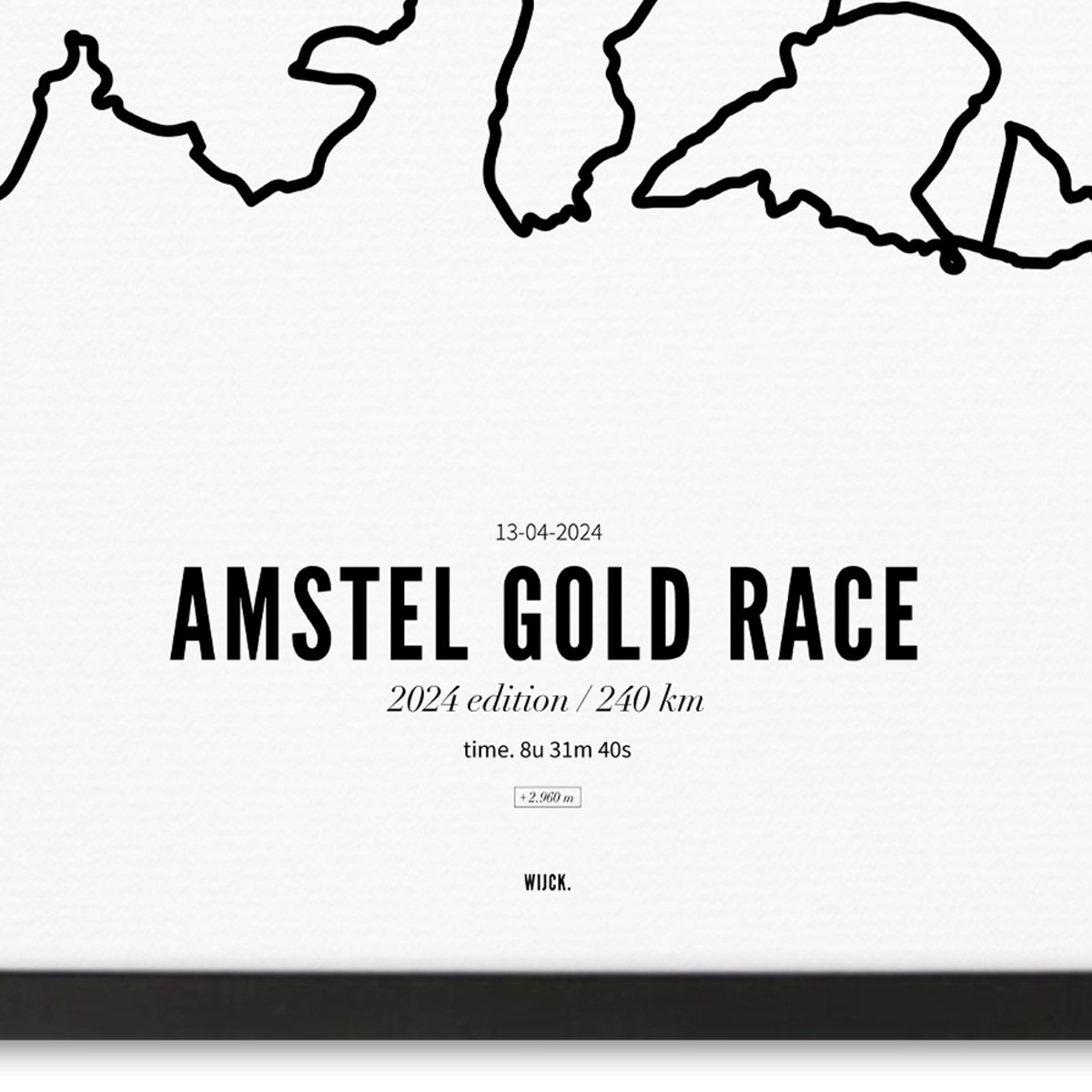 Poster of Amstel Gold Race 2024 - 240km | WIJCK.
